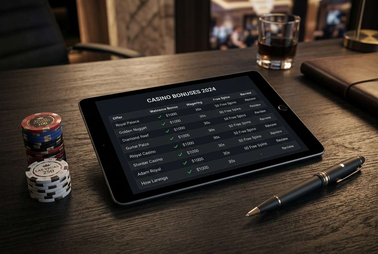 A professional comparison of different online casino features.